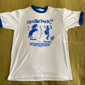 Brand new Orville Peck Bronco tour rare sold out  ringer t-shirt